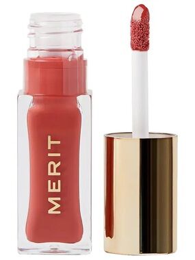 MERIT 
Shade Slick Hydrating Tinted Lip Oil in Pink Beet